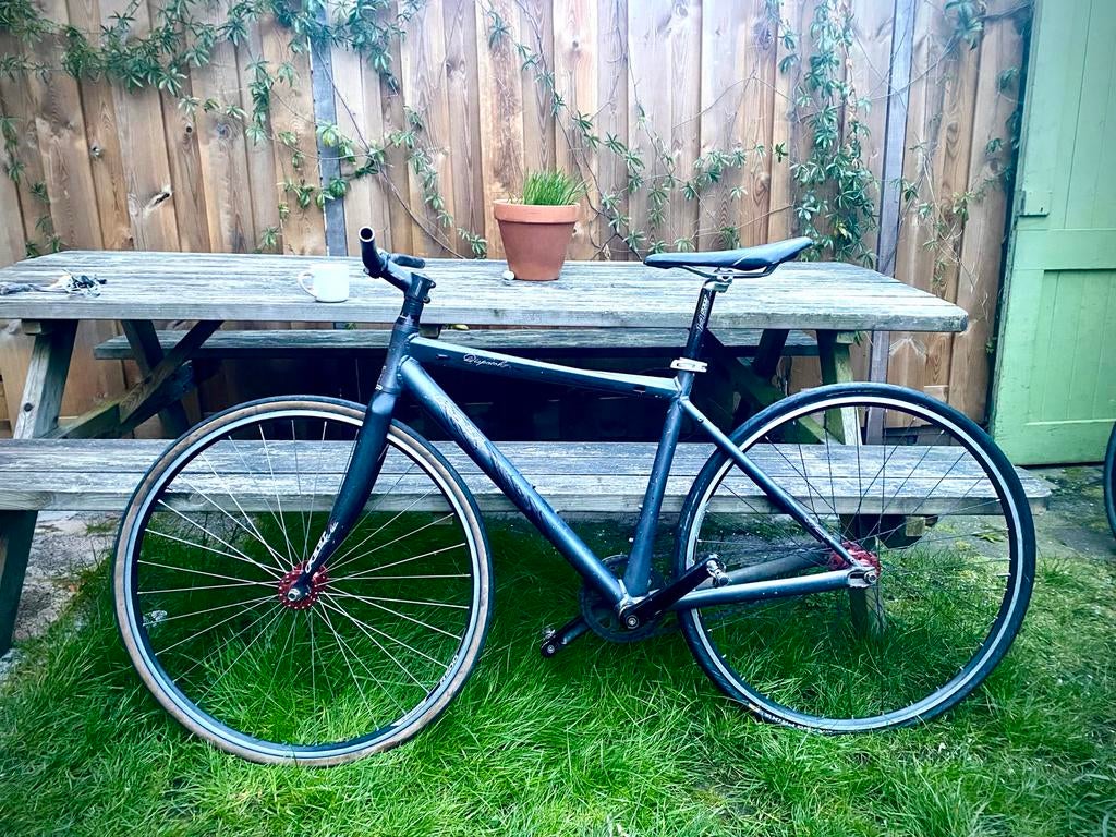Fixie/baanfiets - Klein model met Crankbrothers pedalen, Fietsen en Brommers, Fietsen | Racefietsen, Minder dan 10 versnellingen