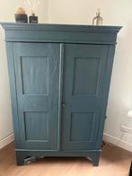 Unieke massieve meidenkast blauw - Perfect voor TV/opslag, Ophalen of Verzenden, Gebruikt