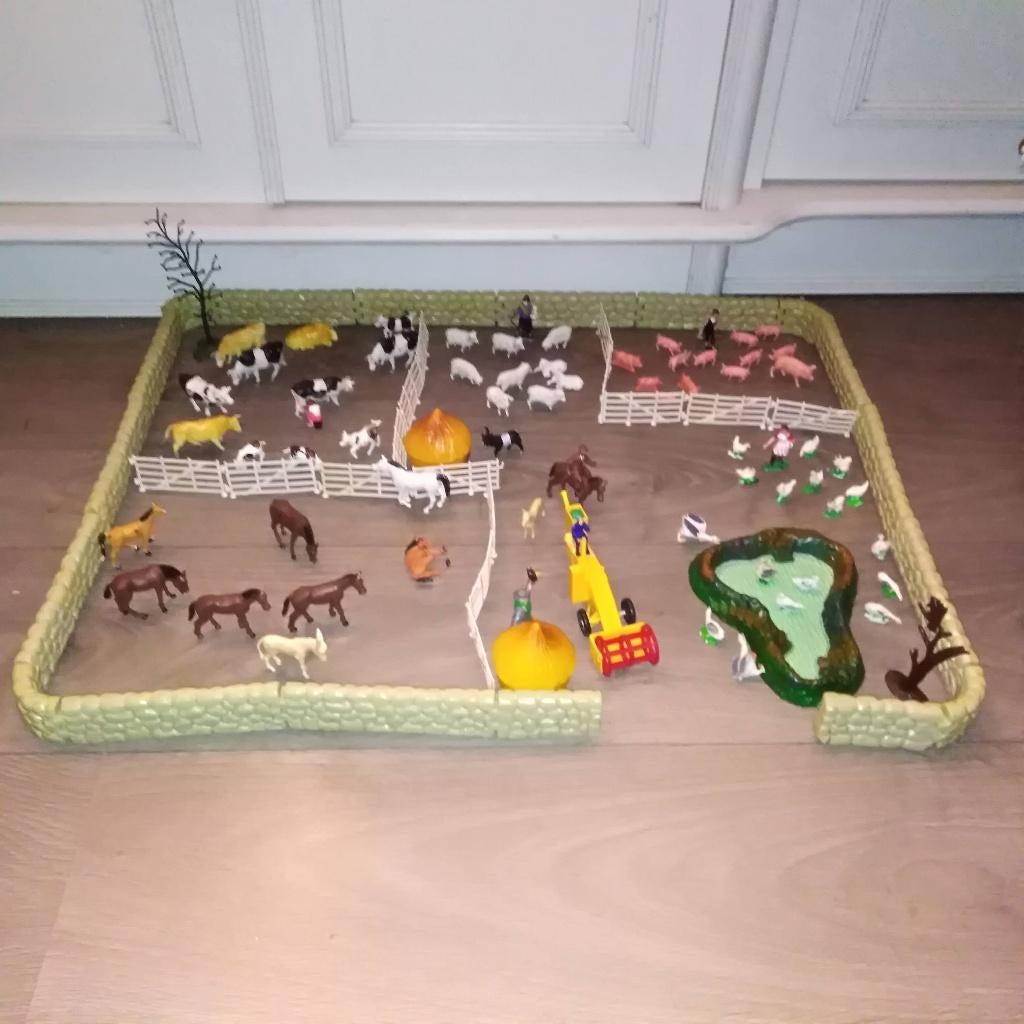 Leuke boerderij speelset met boerderij dieren - Blue-Box, Ophalen