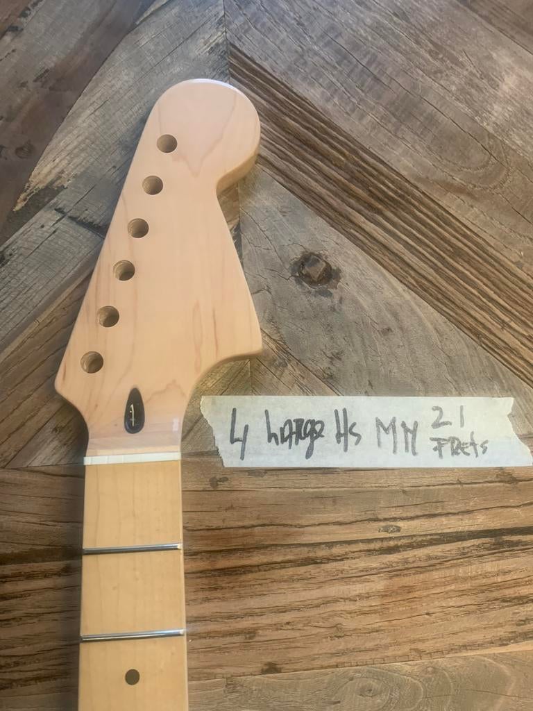 Stratocaster hals Cbs era Large Hs Maple”21 frets’ Large4 M, Verzenden, Geen, Geen, Jpsg
