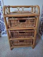 rieten laden kastje, Ophalen, Overige materialen, Gebruikt, 50 tot 100 cm