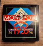 Monopoly 1935 Commemorative Edition (1985) compleet in blik, Ophalen of Verzenden, Gebruikt, Parker