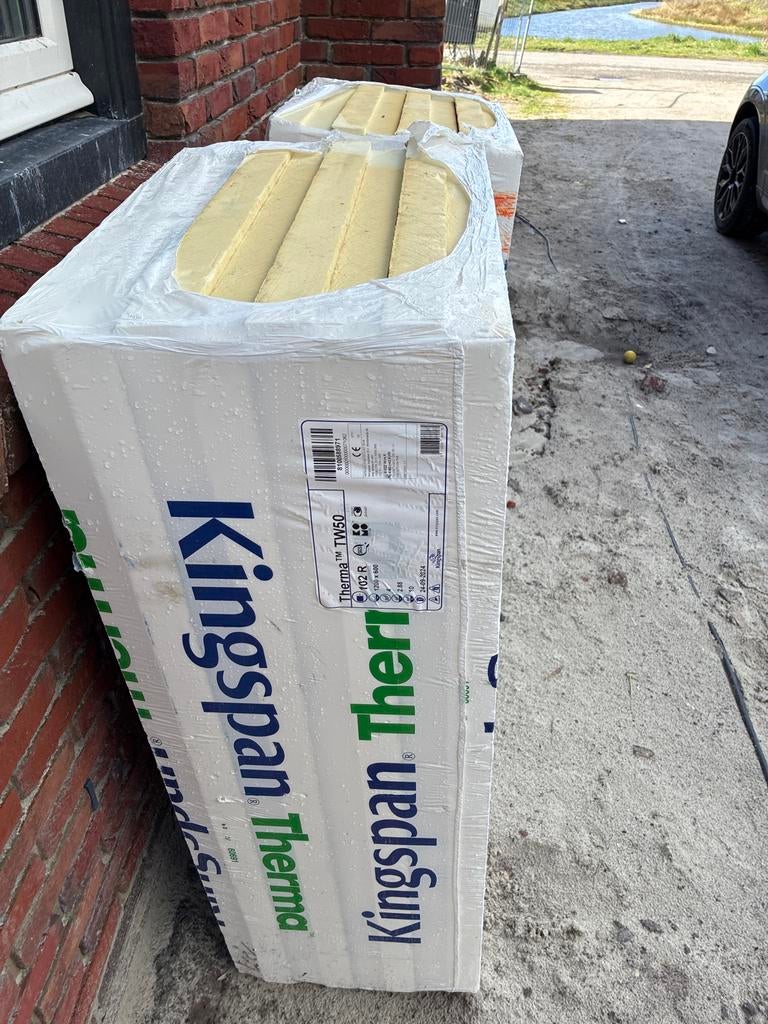 Kingspan Therma TW50 isolatieplaten (8 stuks), Ophalen, Nieuw, 5 tot 10 m², Hardschuim (Pir)