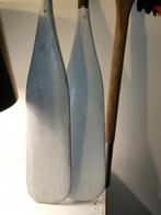 Twee decoratieve houten peddels. 2- delig, Ophalen, Gebruikt