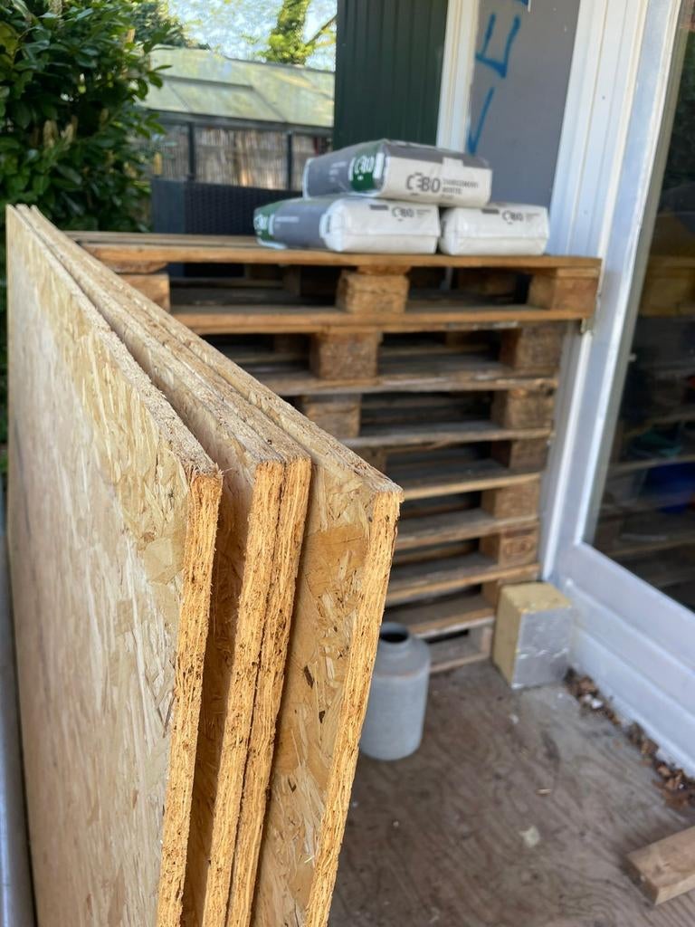 OSB platen, Doe-het-zelf en Verbouw, Ophalen, Minder dan 25 mm, Plank, Minder dan 200 cm