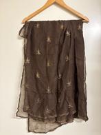 Sjaal bruin goud, Kleding | Dames, Ophalen of Verzenden, Nieuw, Maat 46/48 (XL) of groter, Sjaal