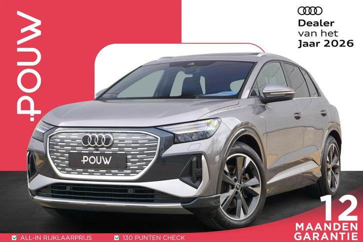 Audi Q4 e-tron 50 Quattro 299pk S edition 82 kWh | SoH 94% |, Auto's, Audi, Bedrijf, Te koop, Q4 e-tron, 4x4, ABS, Achteruitrijcamera
