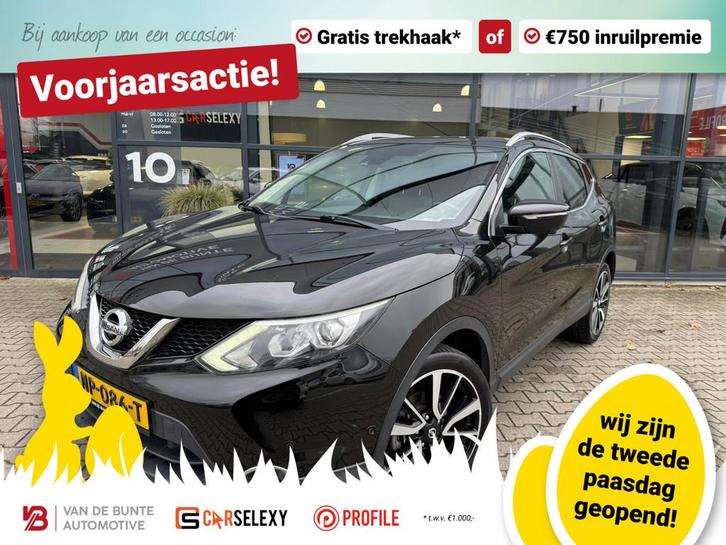 Nissan Qashqai 1.2 Premier Edition *Trekhaak & Navigatie*, Auto's, Nissan, Bedrijf, Te koop, Qashqai, 360° camera, ABS, Achteruitrijcamera
