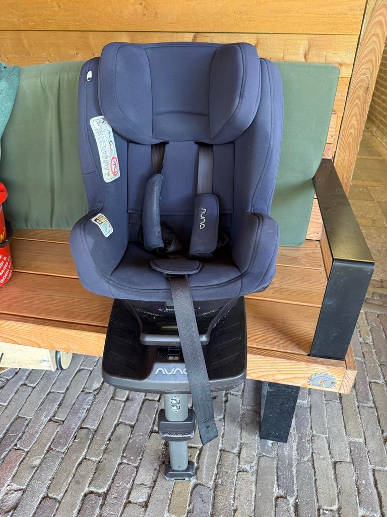 Nuna Rebl Plus autostoel blauw, Gebruikt, 0 t/m 18 kg, Zijbescherming, Isofix