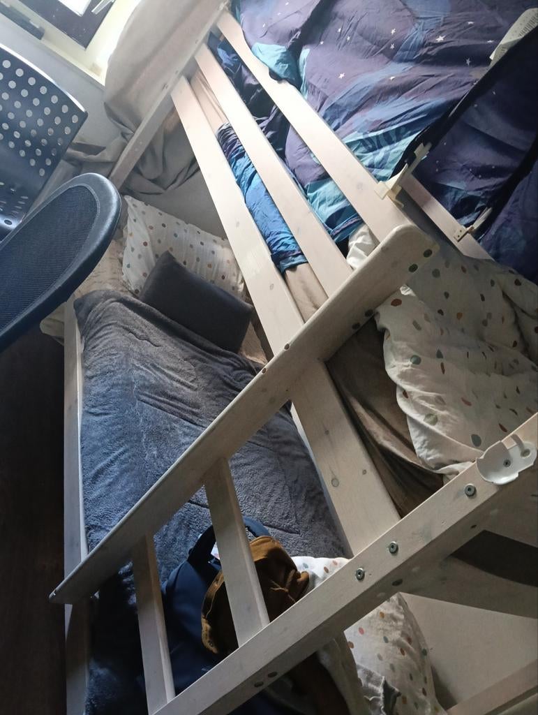 Stapel bed, Huis en Inrichting, Slaapkamer | Stapelbedden en Hoogslapers, Ophalen, Zo goed als nieuw