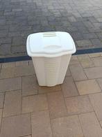 Witte wasmand - Gebruikt maar in goede staat, Huis en Inrichting, Woonaccessoires | Prullenbakken, Ophalen, Kunststof, Gebruikt