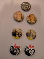 Sting the Police artiest groep muziek oude buttons, Ophalen of Verzenden, Zo goed als nieuw