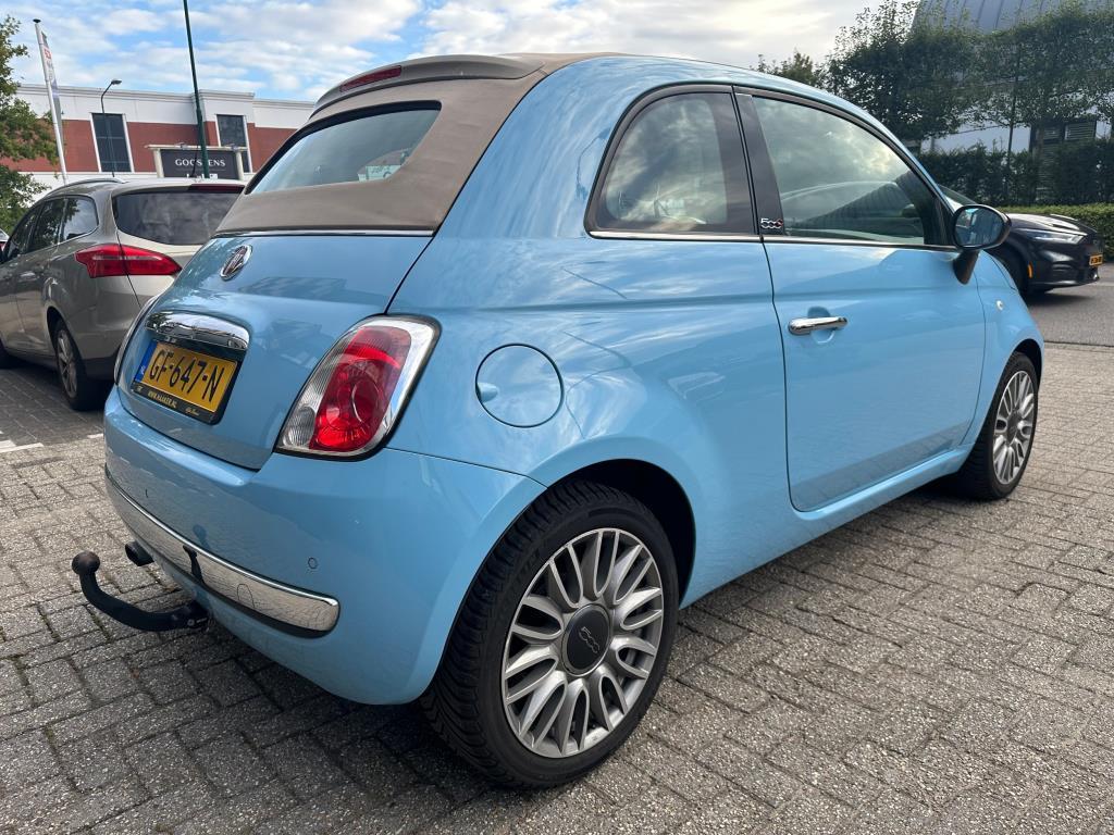Fiat 500 C 0.9 TwinAir Turbo Cult, Navi, PDC, Clima, Leder,, Auto's, 12 maanden, Euro 6, Bedrijf, Handgeschakeld