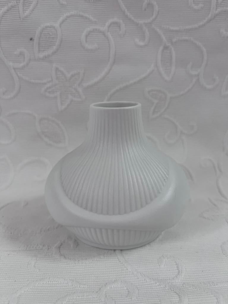 Vintage Eschenbach vaas wit biscuit porselein – West Germany, Antiek en Kunst, Ophalen of Verzenden