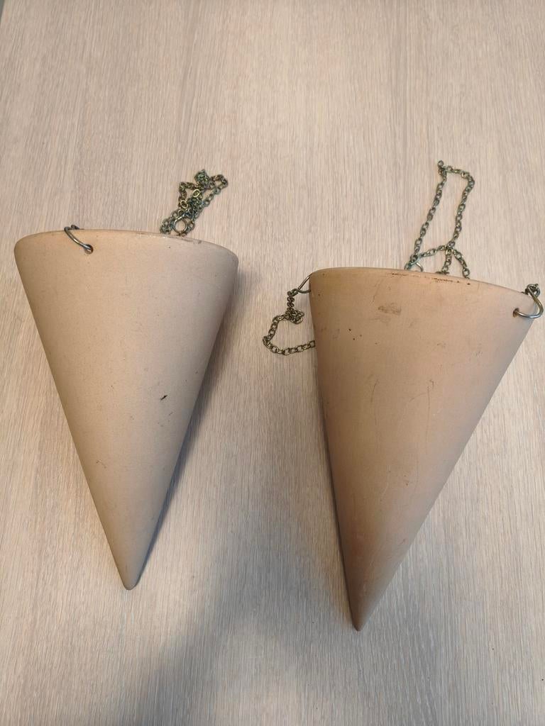 Bloempotten hangers voor buiten, Ophalen of Verzenden, Zo goed als nieuw, Tuin, Aardewerk