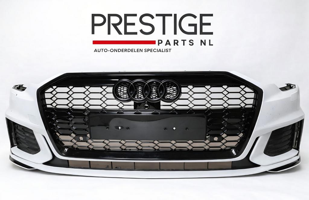 VOORBUMPER AUDI A6 C8 S-LINE 6xPDC KLS ORIGINEEL BUMPER 4K0, Gebruikt, -, Voor, Ophalen of Verzenden