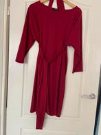 LaDress donkerrode jurk maat xxl, Maat 46/48 (XL) of groter, Ophalen of Verzenden, Zo goed als nieuw, Knielengte