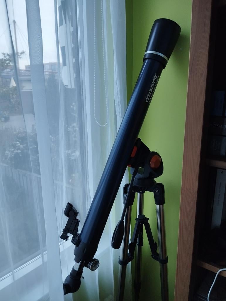 Celestron telescoop, Audio, Tv en Foto, Optische apparatuur | Telescopen, Ophalen, Minder dan 80 mm, Lenzentelescoop (refractor)