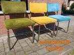 Vintage Retro stoelen per 2, diverse kleuren UITVERKOOP, Ophalen, Zo goed als nieuw