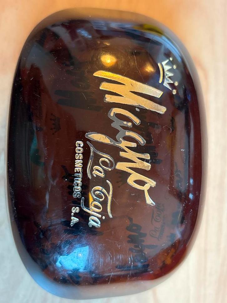 Vintage Magno La Toja zeep in originele houder, Antiek en Kunst, Antiek | Woonaccessoires, Ophalen of Verzenden