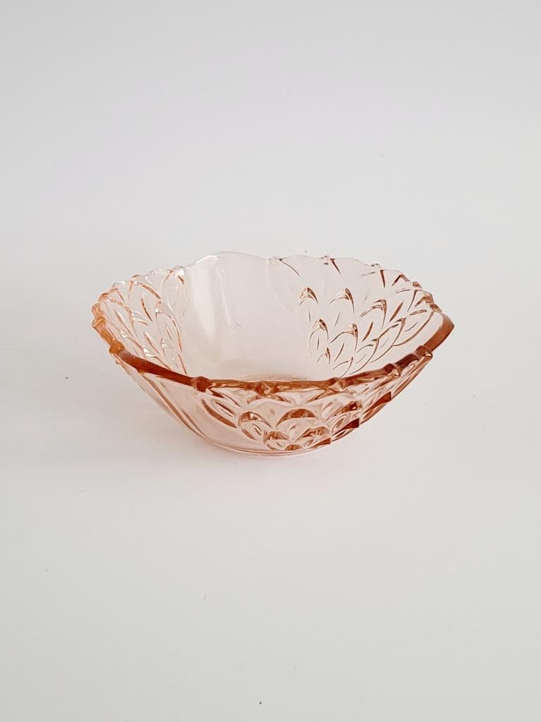 Izgs gekleurd glas schaaltje en vaas per stuk te koop, Ophalen of Verzenden