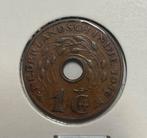 1 cent Nederlands Indië 1936, Postzegels en Munten, Munten | Nederland, Ophalen of Verzenden, Koningin Wilhelmina