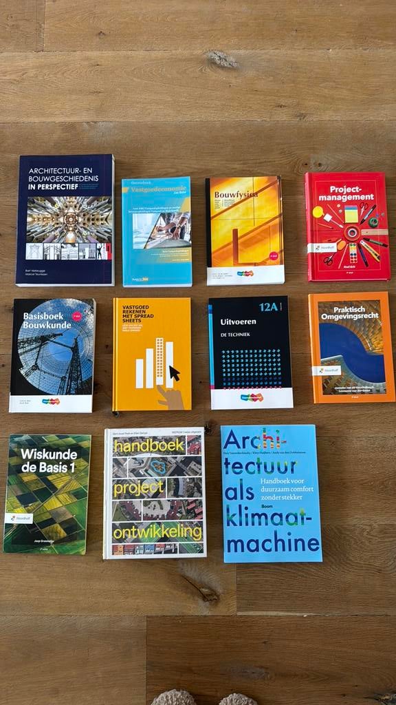 Boekenpakket HBO bouwmanagement Inholland, Boeken, Ophalen of Verzenden, Zo goed als nieuw