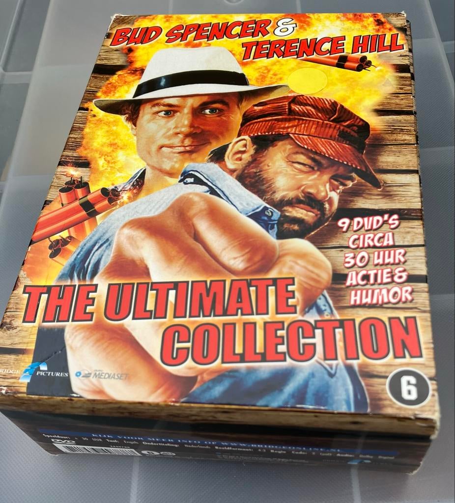 Bud Spencer & Terence Hill: The Ultimate Collection (9 DVD's, Gebruikt, Boxset, Actiethriller, Ophalen of Verzenden