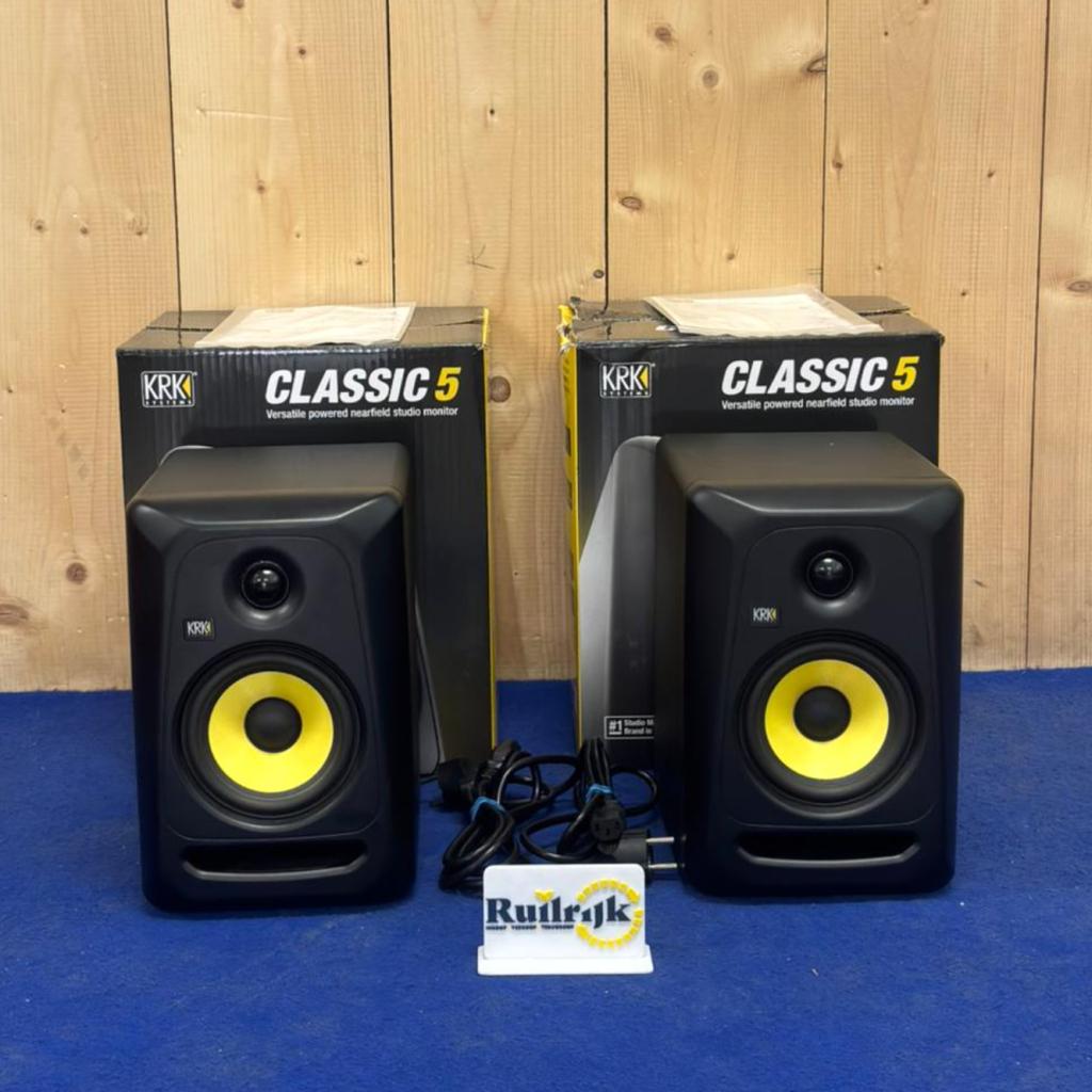 KRK Systems Classic 5 speakerset - Zgan compleet, Ruilrijk, Zo goed als nieuw, Info@ruilrijk.nl, Neerstraat 60, 6041 KD Roermond