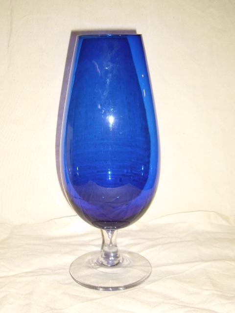 Empoli Italy Vaas Donkerblauw, Antiek en Kunst, Antiek | Glas en Kristal, Ophalen
