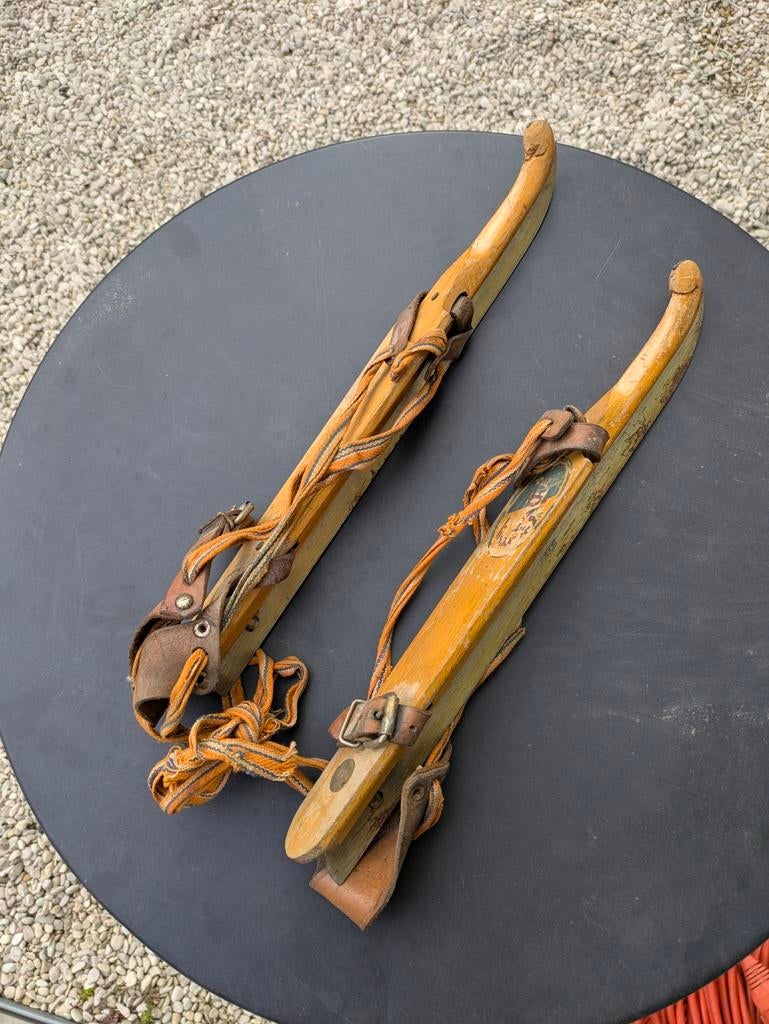 Antieke Friese doorlopers schaatsen fries brocante, Ophalen of Verzenden