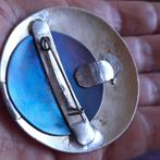 Handgemaakte Unieke Broche Titanium en Chroom, Verzenden, Nieuw, Overige kleuren, Overige materialen
