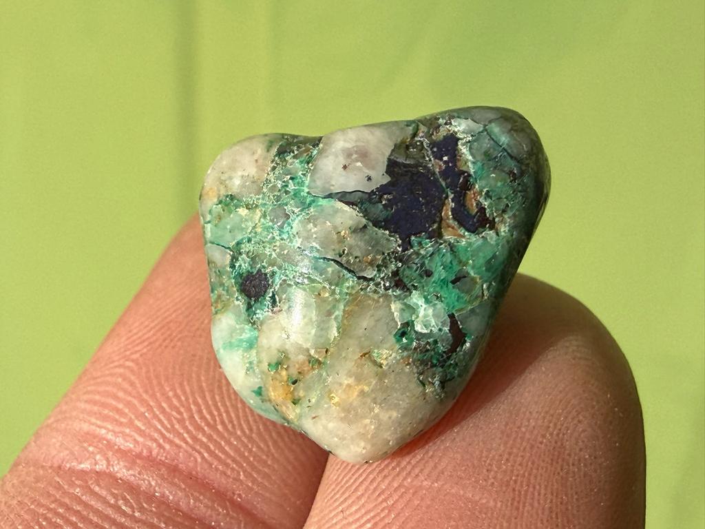 Chrysocolla in koper met Cupriet broekzaksteen mineralen, Ophalen of Verzenden, Mineraal