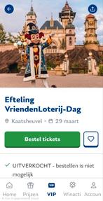 2 toegangskaartjes te koop van Vriendenloterij