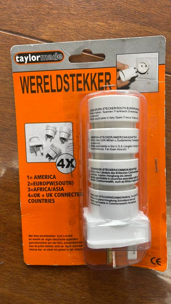 Wereldstekker, Ophalen of Verzenden, Nieuw