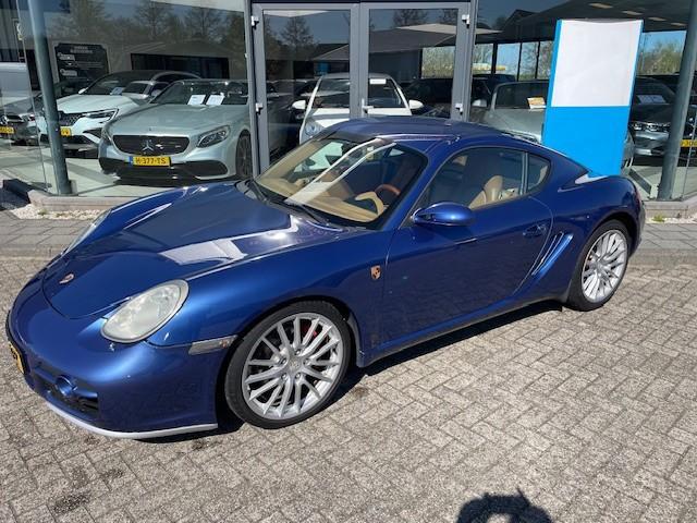 Porsche Cayman S 3.4 Tiptronic, Auto's, Porsche, Automaat, Gebruikt, Beige, Blauw