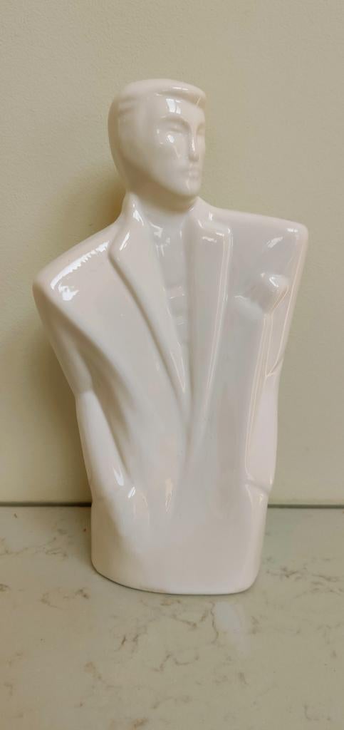 Vintage mannenbuste 'Rick', Art Deco, Hollywood Regency, Ophalen of Verzenden, Zo goed als nieuw