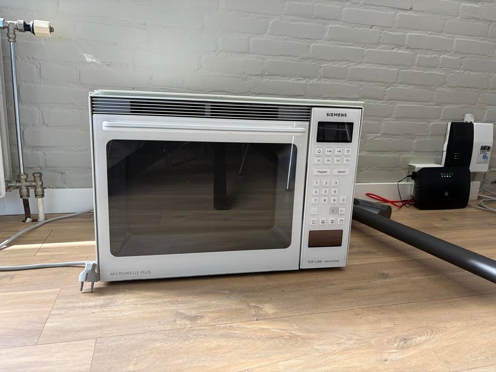 Siemens Oven - Top-Line Electronic - Microwelle Plus, Ophalen, Minder dan 45 cm, Gebruikt, Oven