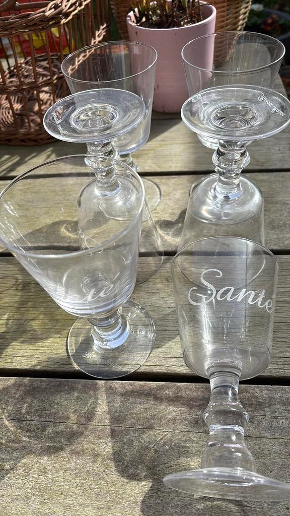 6 mooie Riviera Maison water / ijsglazen, Ophalen, Zo goed als nieuw, Overige typen