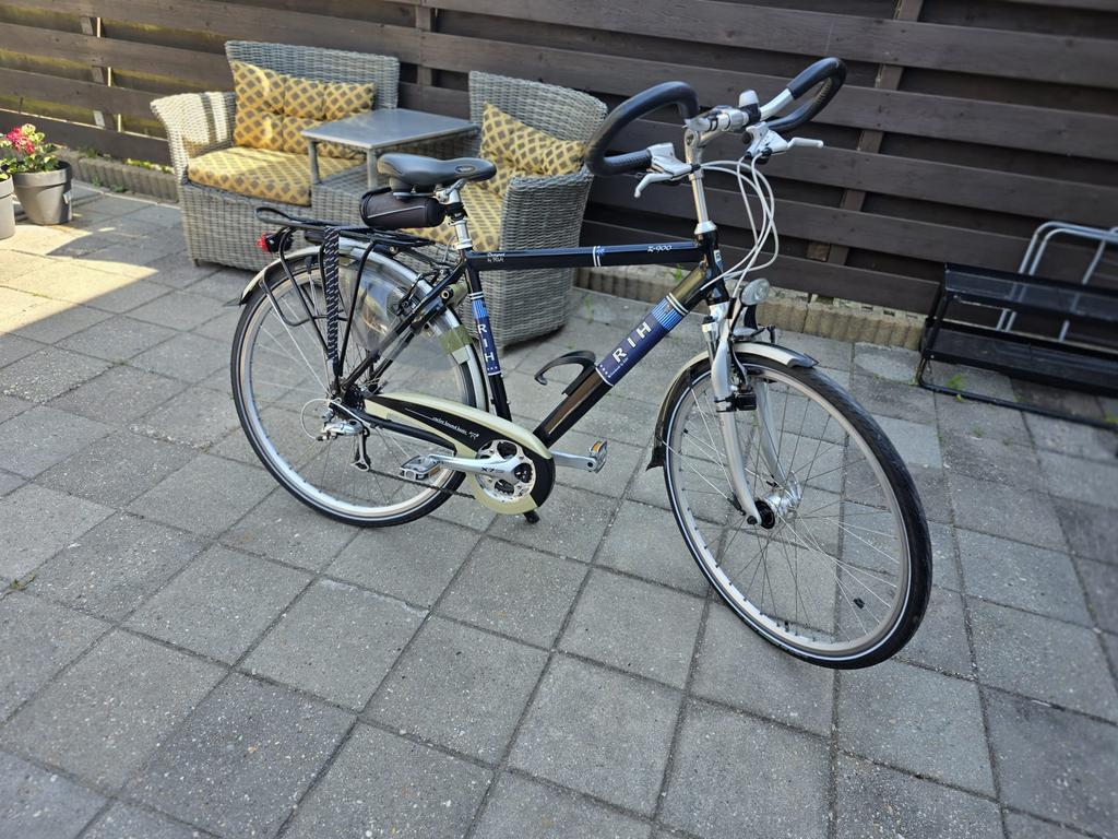 Te koop RIH herenfiets met de hand gemaakt goede staat, Fietsen en Brommers, Fietsen | Heren | Herenfietsen, Velgrem, Versnellingen