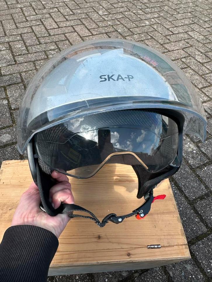 Ska-p helm - Ongebruikt, als reserve helm, Fietsen en Brommers, Brommerhelmen, Zo goed als nieuw, Ophalen