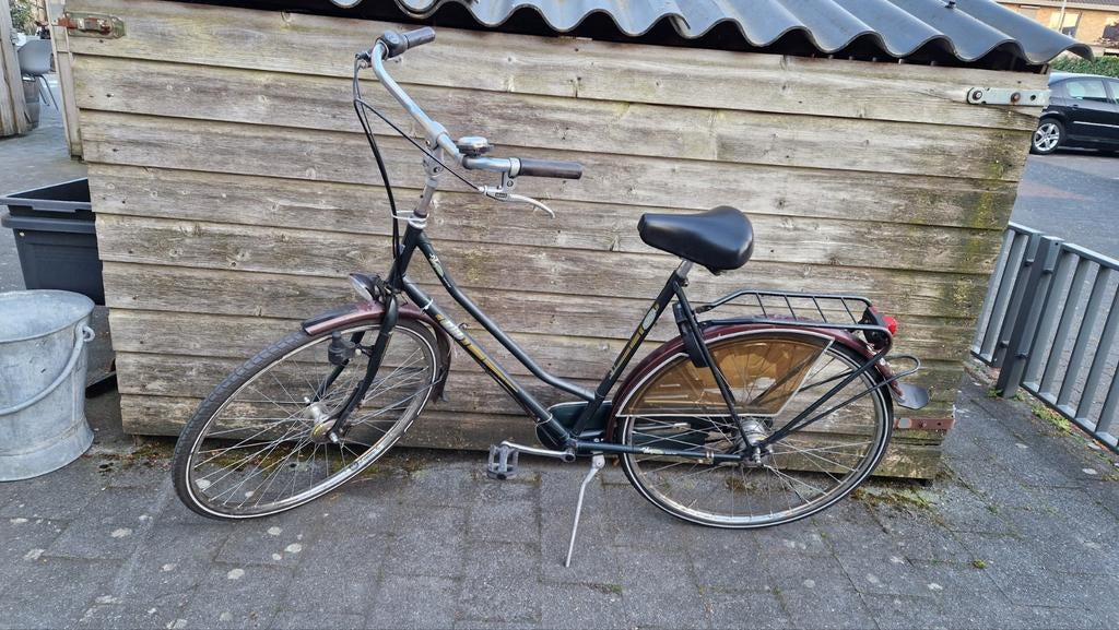 Stationsfiets / damesfiets / kroegenfiets, Fietsen en Brommers, Fietsen | Dames | Omafietsen, Ophalen, Gebruikt, Versnellingen