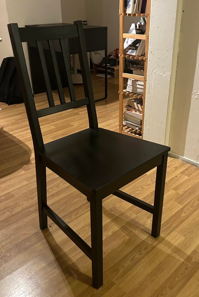 Zwarte stoel, Ophalen, Zo goed als nieuw, Zwart, Eén