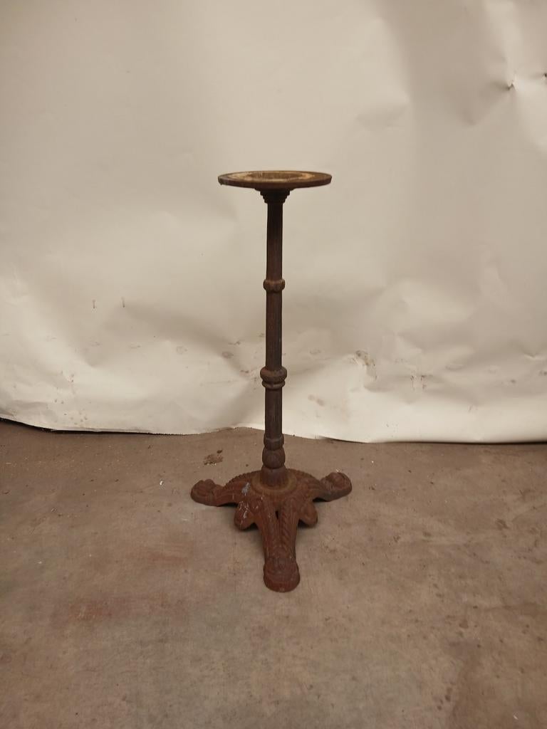 Antieke gietijzeren tafelonderstel - 68 cm hoog, Ophalen