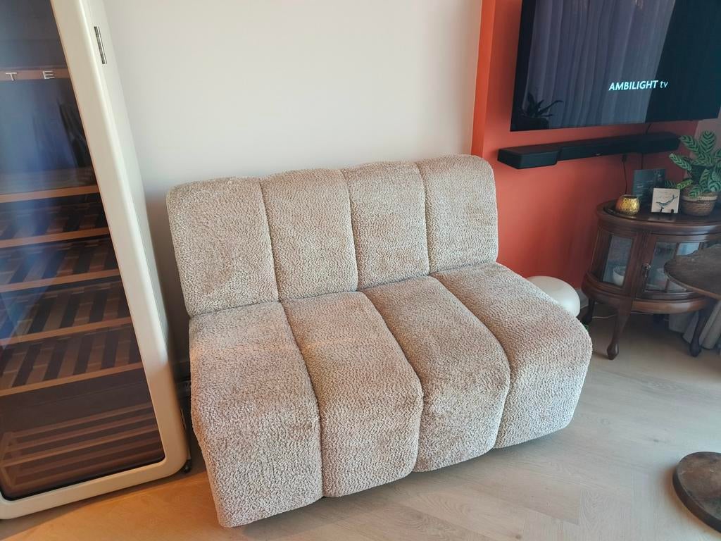 Eetkamerbank beige Richmond, Ophalen, Zo goed als nieuw, Minder dan 150 cm