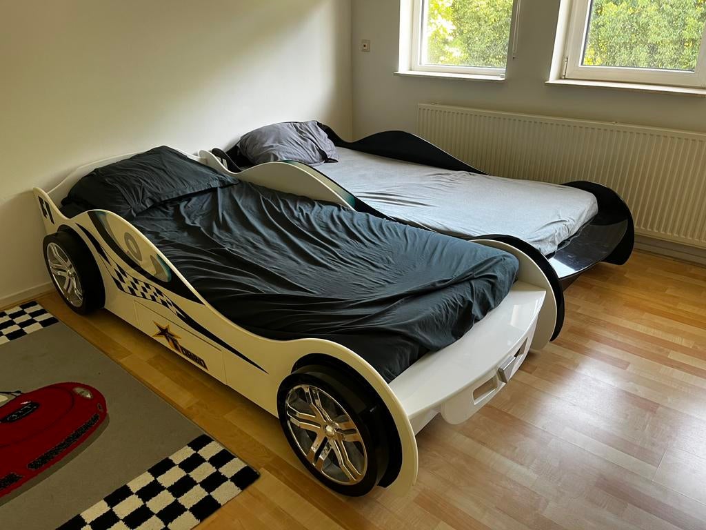 2x stoere autobedden gratis aftehalen, Huis en Inrichting, Ophalen, Gebruikt, Hout, Overige kleuren