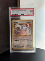 Pokémon Lugia Holo PSA 9 Japanese Neo, Ophalen of Verzenden, Zo goed als nieuw, Losse kaart, Foil