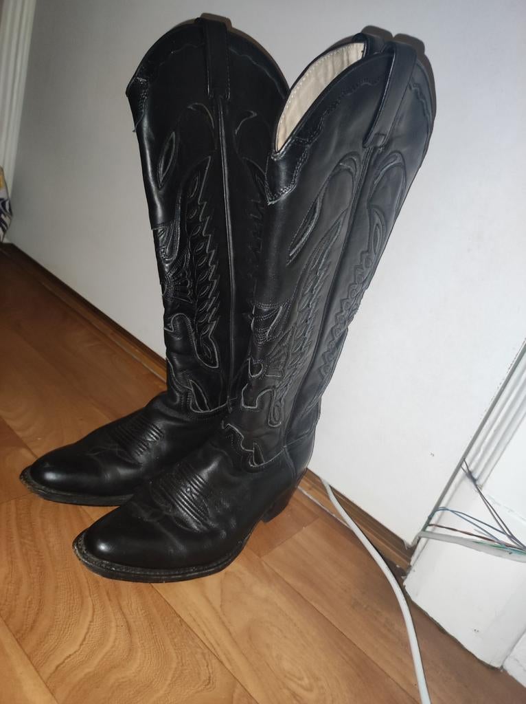 Sendra laarzen maat 35/36 zwart, Ophalen of Verzenden, Zo goed als nieuw, Bruin, Hoge laarzen