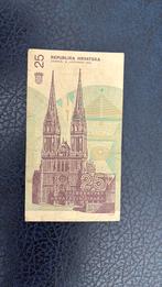 Kroatië 25 dinara 1991, Ophalen of Verzenden, Overige landen