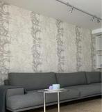 Behang,luxe vinyl artistiek watercolourprint NU per rol € 24